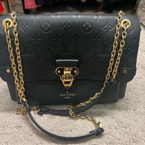 Louis Vuitton Vavin Handbag Monogram
Empreinte Leather MM Black NWOT